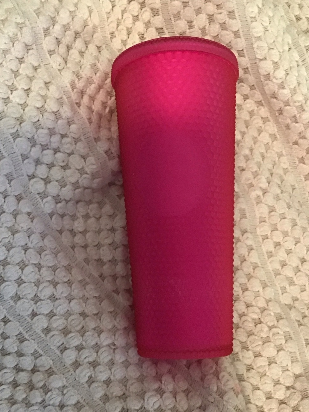 Hot Pink Starbucks studded Tumbler